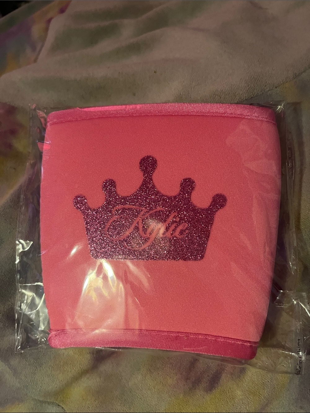 “King Kylie” dunkin koozie